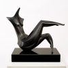 Isaac Kahn - Reclining Woman Statue