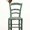 Isaac Kahn | Sculpture - Chair (Green Patina)