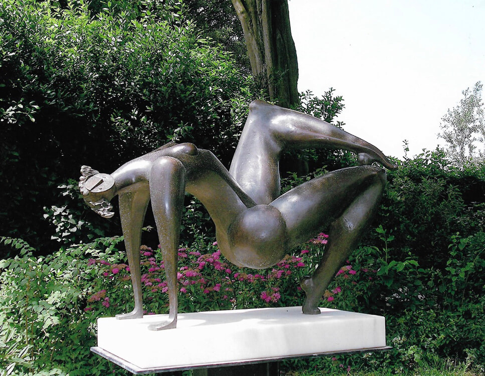 Isaac Kahn - Acrobata. Can be seen at Villa Mangiacane Hotel