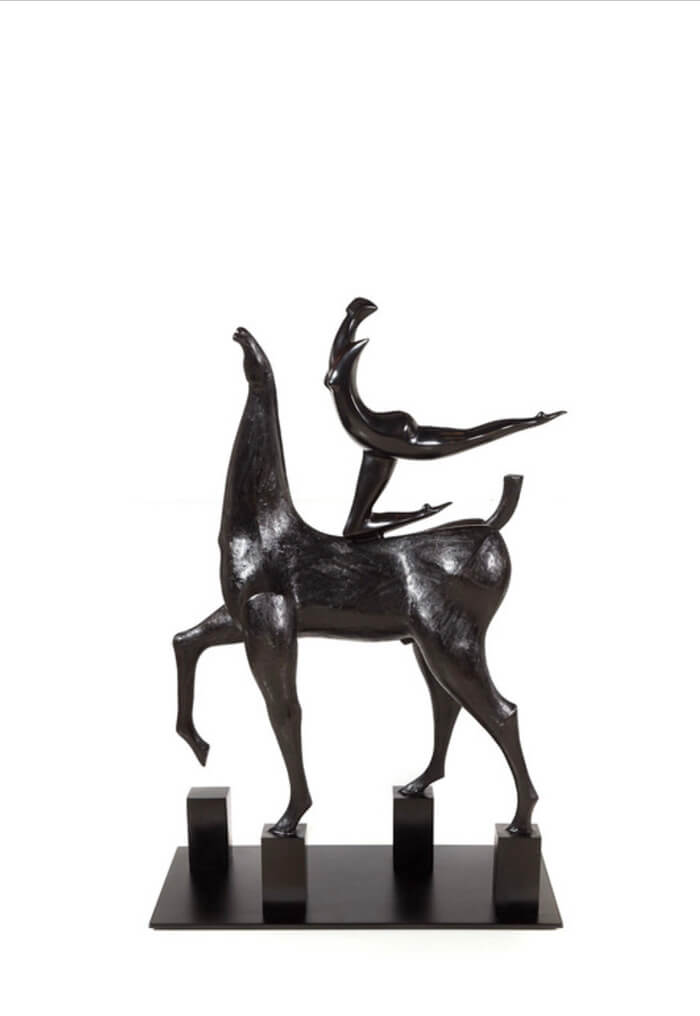 Isaac Kahn | Lady Riding Sculpture