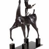 Lady Riding Sculpture